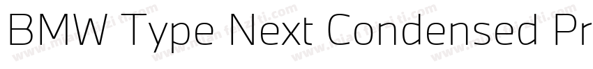 BMW Type Next Condensed Pro Light字体转换